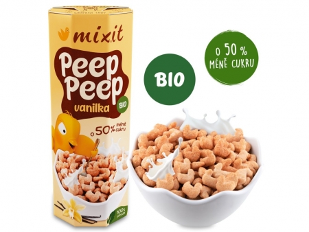 müsli Mixit BIO Cereálie Peep Peep vanilka 280g exp. 08/26