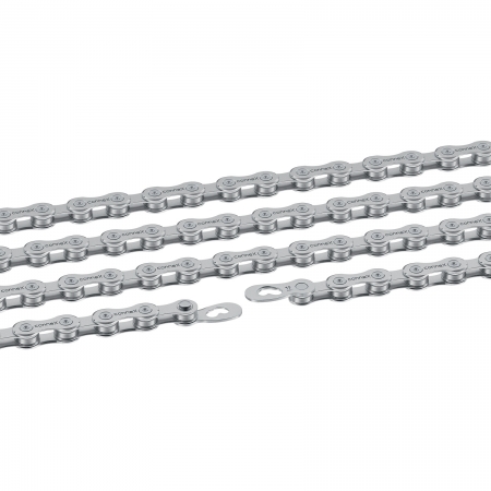 řetěz CONNEX 12sW pro 12-kolo, voskovaný, stříbrný