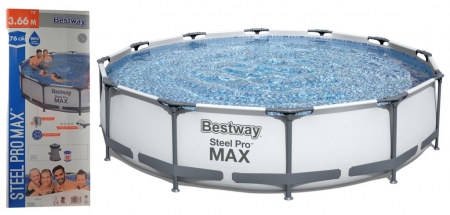 bazén Steel Pro Max 366x76 cm + příslušenství