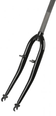 vidlice 26" 1 1/8" Fe závitová černá