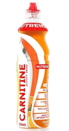 nápoj Nutrend CARNITINE with caffeine 750ml POMERANČ