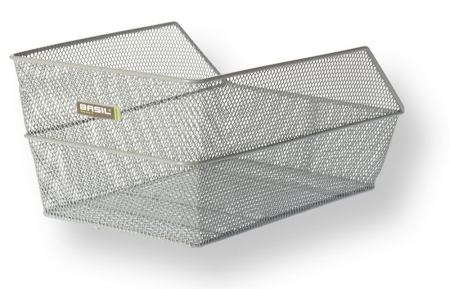 koš BASIL Cento nosič drátěný stříbrný