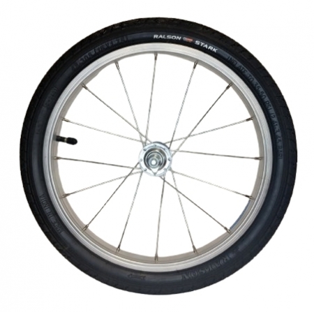 kolo zapletené obuté 16" 305-20 přední 16 děr stříbrné Remerx/Ralson silniční