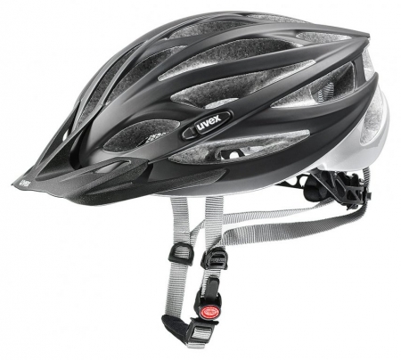 přilba UVEX Oversize černo/stříbrná