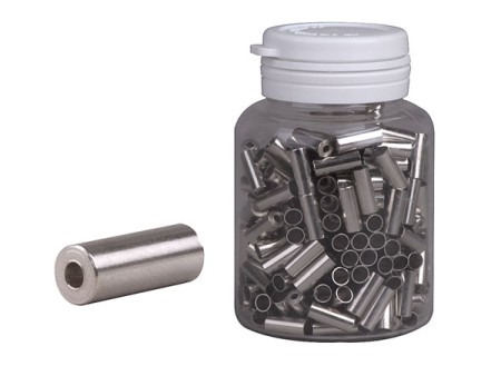 Koncovka bowdenu PRO-T 4mm stříbrná CNC (láhev 250ks)