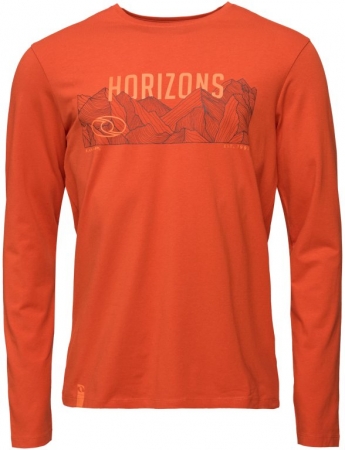 triko pánské dlouhé LOAP ALVAR oranžové