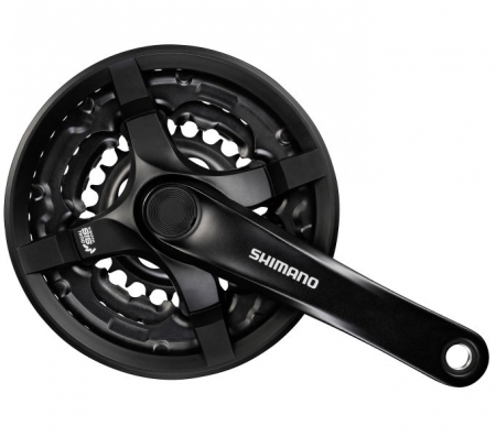 kliky Shimano FC-TY501 3x6/7/8 42/34/24z 175mm černé s krytem orig. balen