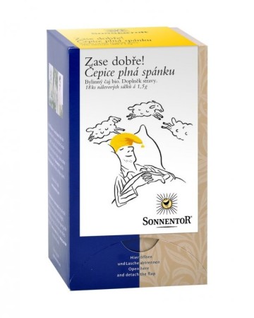čaj "Čepice plná spánku" Sonnentor 27g porcovaný