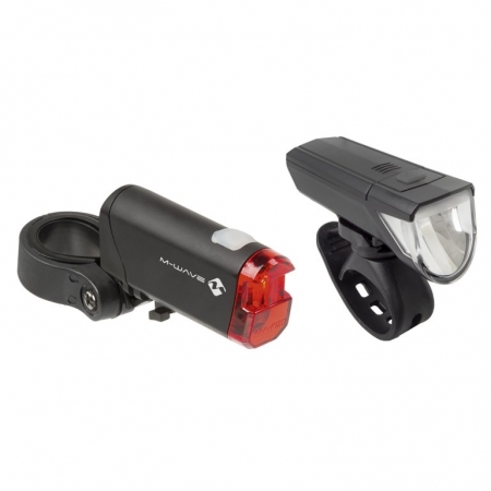 osvětlení přední + zadní M-Wave Atlas K51 sada