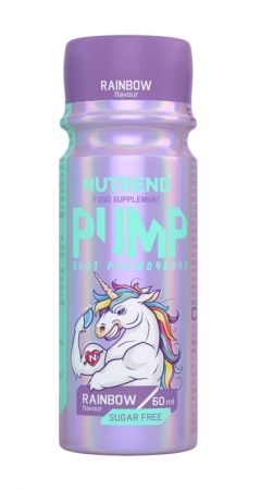 nápoj Nutrend PUMP PRE-WORKOUT Shot 60ml rainbow