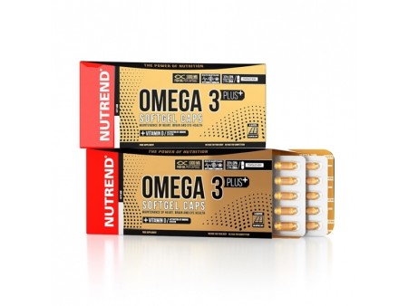 tablety Nutrend OMEGA 3 PLUS SOFTGEL 120tablet