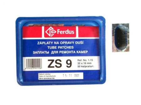 záplaty Ferdus ZS 9 32x16 50ks