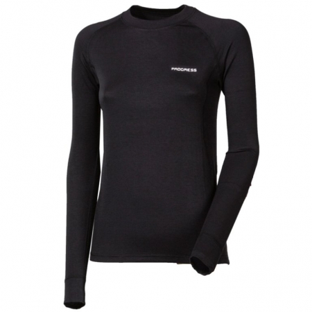 triko dlouhé dámské Progress E NDRZ bambus černé