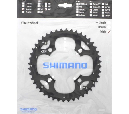 převodník 44z Shimano Deore FC-M530 3x9 4 díry