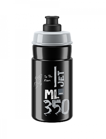 Láhev dětská ELITE Jet 0,35l černá, šedé logo