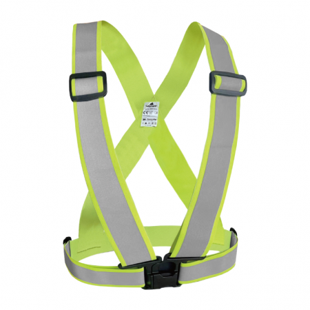 šle reflexní elastické pro dospělé žluté 3,5cm