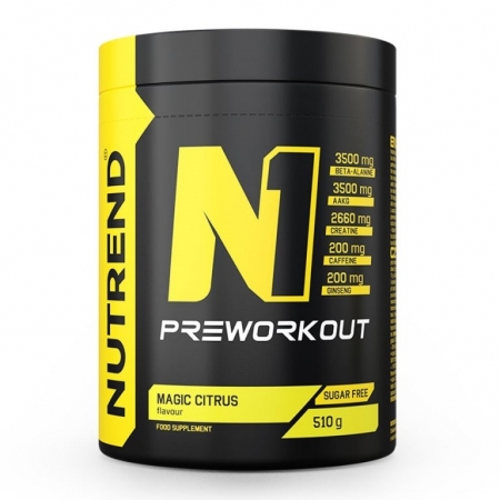 nápoj Nutrend N1 PRE-WORKOUT 510g magic citrus