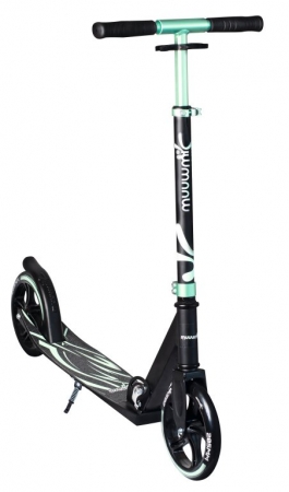 koloběžka muuwmi hliníková 205mm černo/mátová