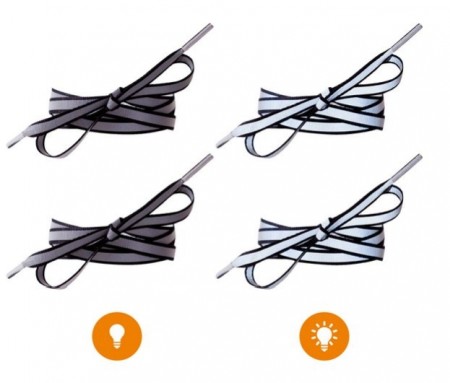 tkaničky reflexní černé