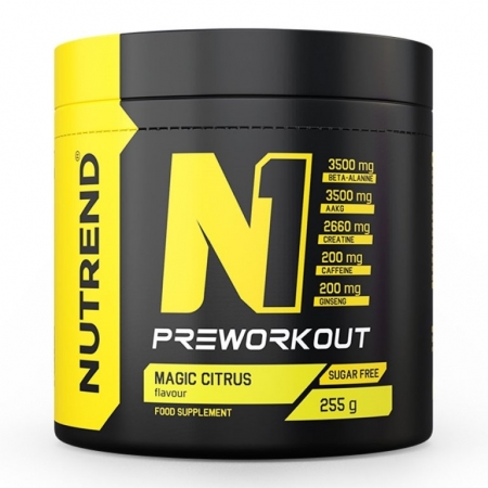 nápoj Nutrend N1 PRE-WORKOUT 255g magic citrus