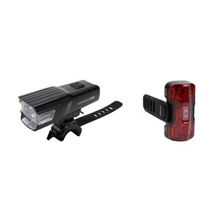 osvětlení přední + zadní Zefal Supervision F200/R150