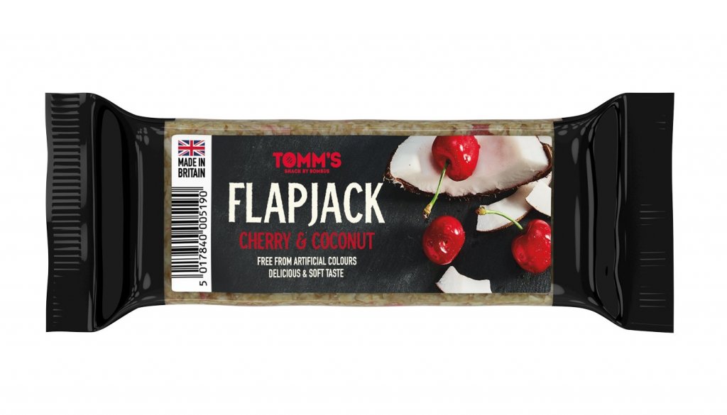 tyčinka Tomm´s Flapjack 100g třešeň+kokos