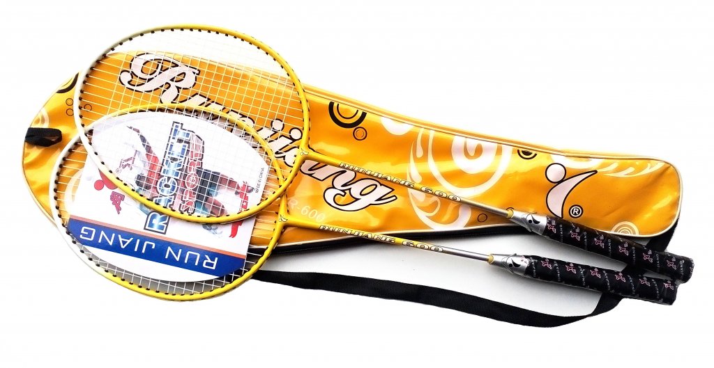 N/A badmintonová sada DE LUXE žlutá