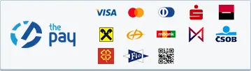 ThePay – Platba kartou, Platba24, MojePlatba, eKonto, mPeníze, MONETA, ČSOB, Fio Banka, Equa Bank, superCASH, Sberbank, QR platba